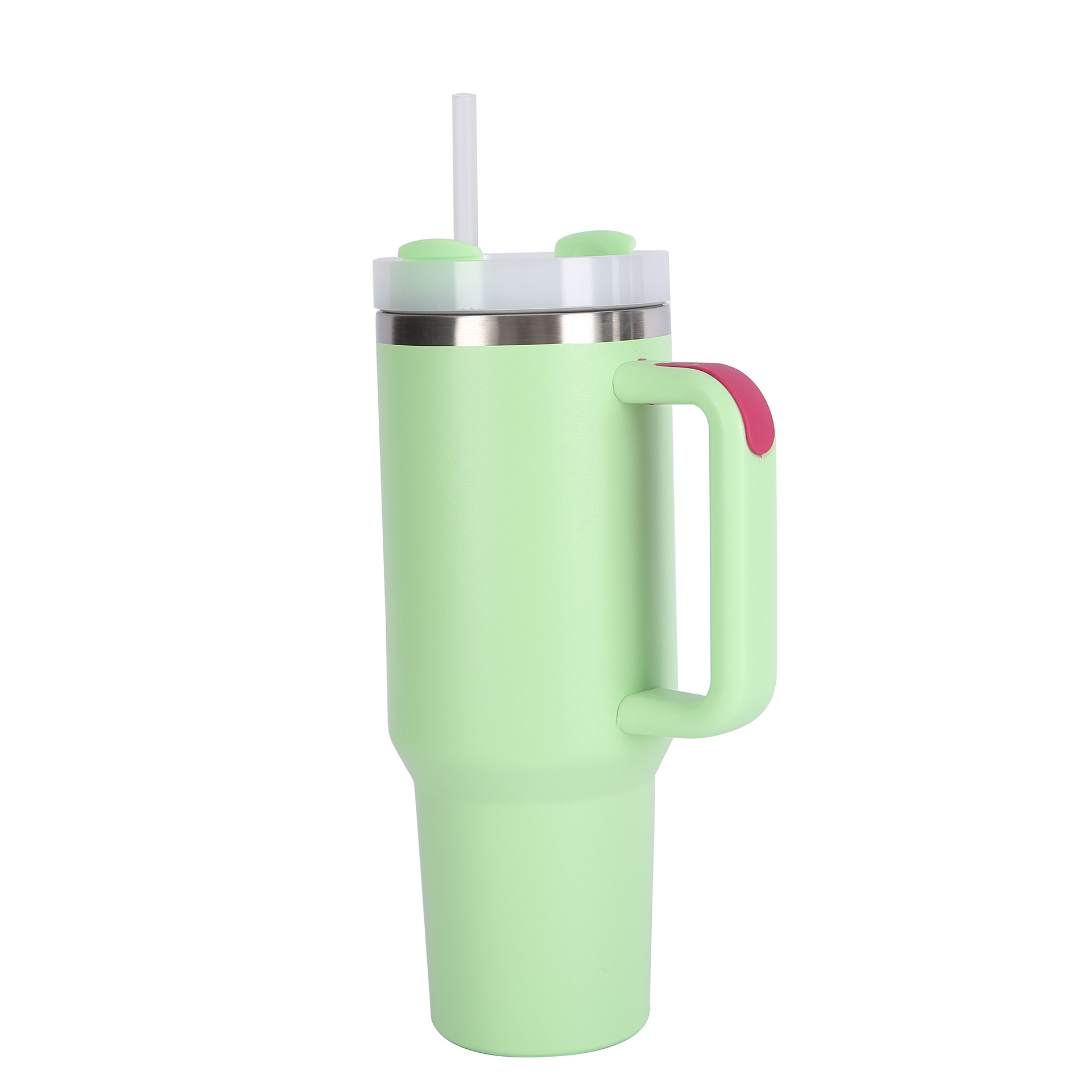 跨境40oz二代汽车杯冰霸杯304不锈钢保温杯带手柄吸管杯带吸管详情20