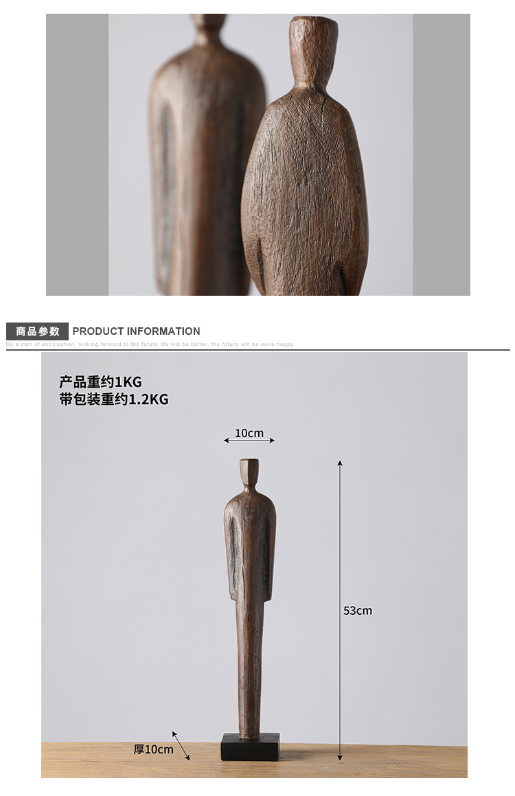 2026 New modern and simple resin figure figurines, creative art decorations for the living room entrance, home tabletop handicrafts pic 4