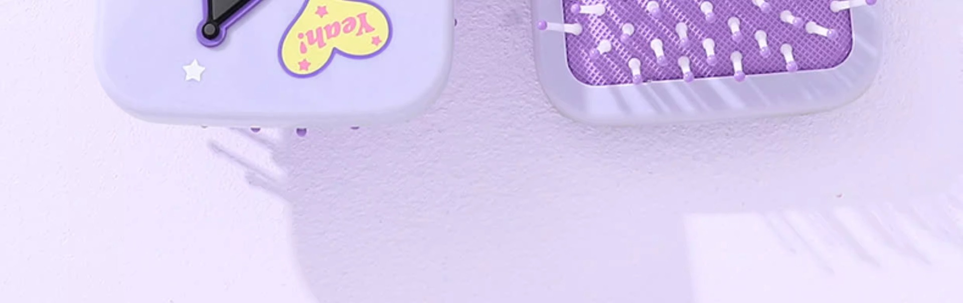 三丽鸥正版库洛米气囊梳女生随身便携顺发梳头部按摩气垫梳子详情19