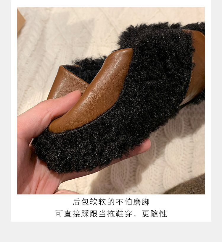 Warm and cozy plush slippers for women, winter home cotton slippers, warm and comfortable, anti-slip thick-soled plush slippers for women pic 8