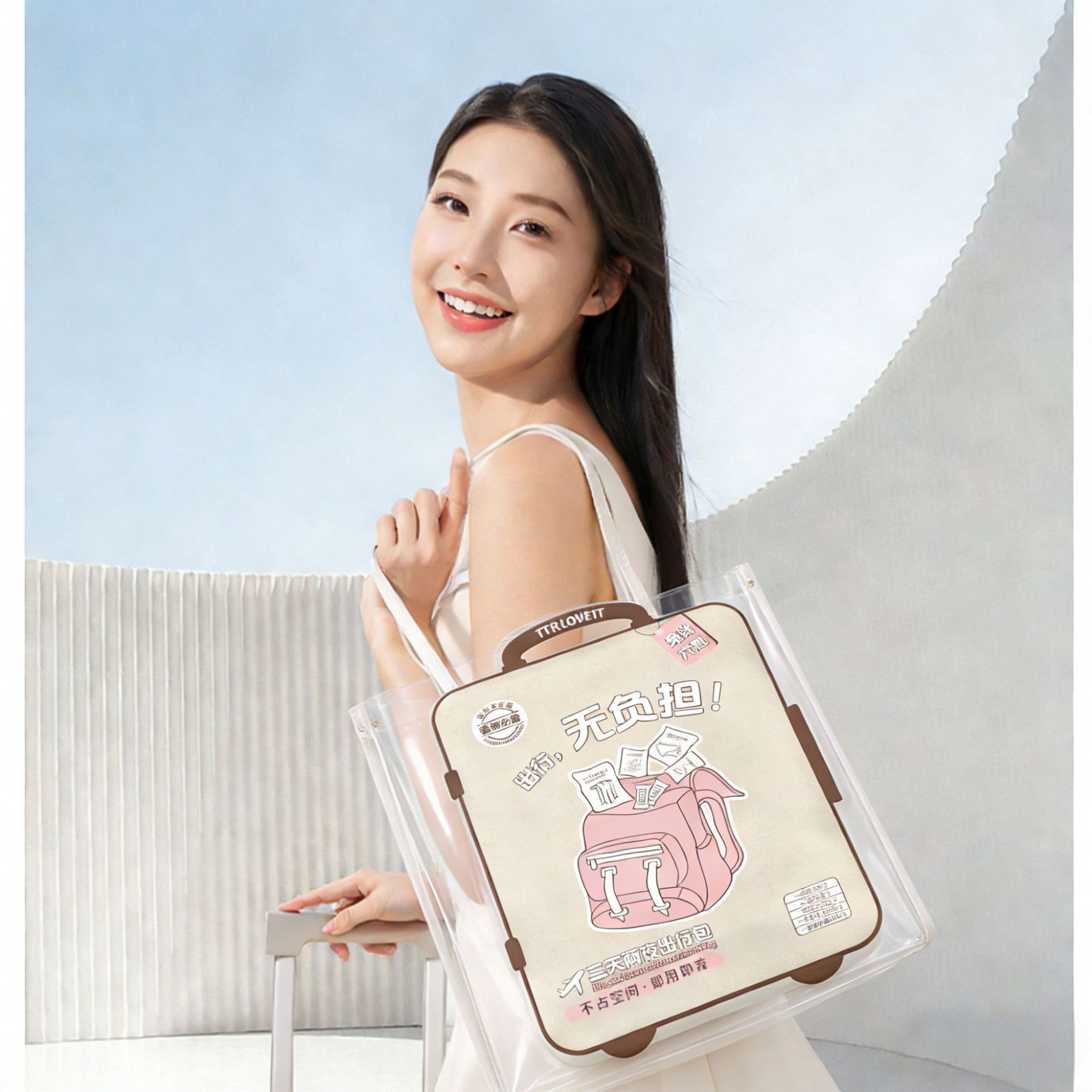 卡盟一次性用品套装三天两夜旅行出行包免洗内裤袜子浴巾马桶垫便详情11