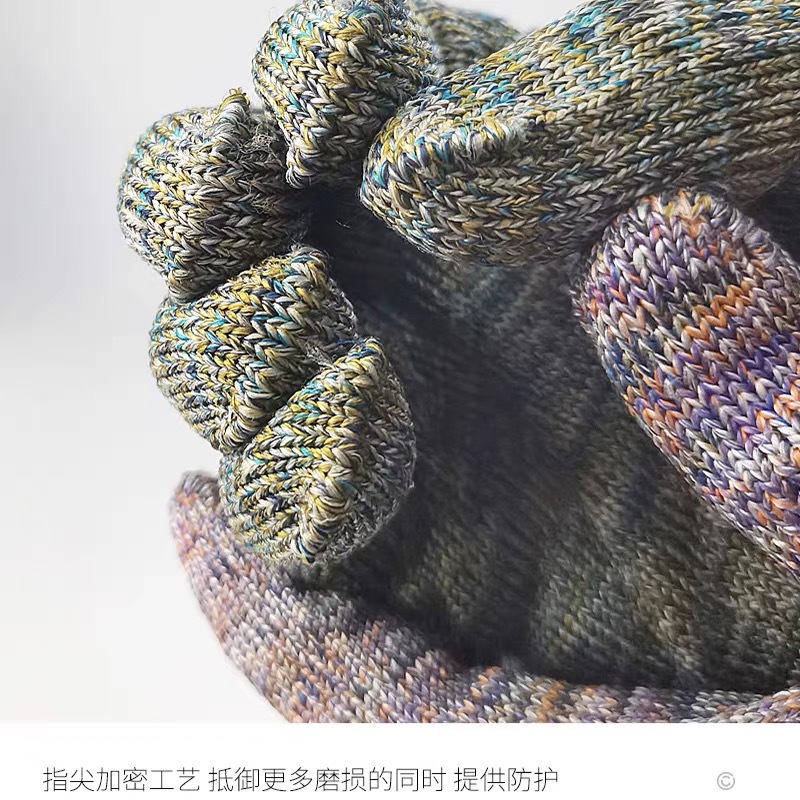Gloves, nylon dirt-resistant labor protection line, wear-resistant industrial protection, anti-slip for construction sites, thickened, free shipping for hands pic 8