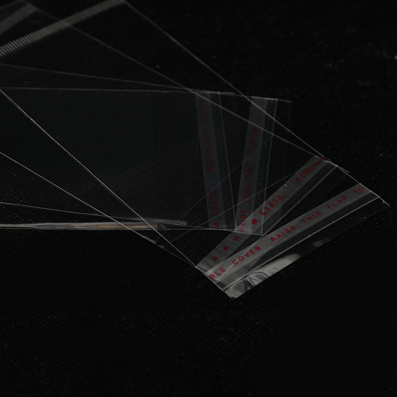 opp袋子 衣服自粘袋服装包装袋透明平口塑料自黏袋卡头自封不干胶详情18