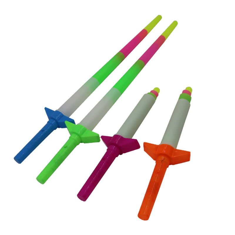 四节伸缩荧光棒演唱会道具儿童发光玩具魔法棒网红夜市地摊货源详情5