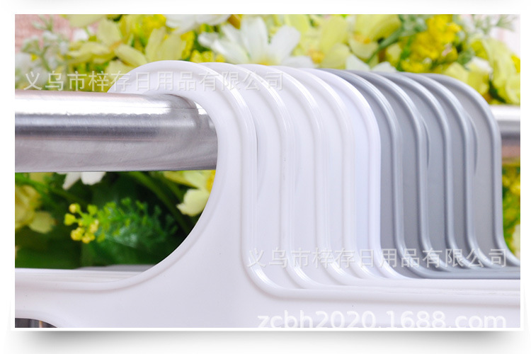 塑料长方形浴巾架成人儿童围巾架商场超市毛巾架专卖店厂家批发详情9