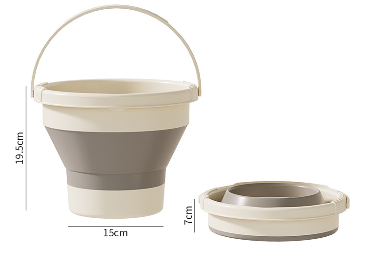 折叠水勺折叠水桶家用便携可折叠悬挂儿童沐浴水勺水桶套装详情10