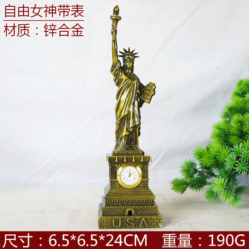 Creative metal handicrafts, American home craft ornaments, Statue of Liberty model ornaments in multiple sizes pic 2