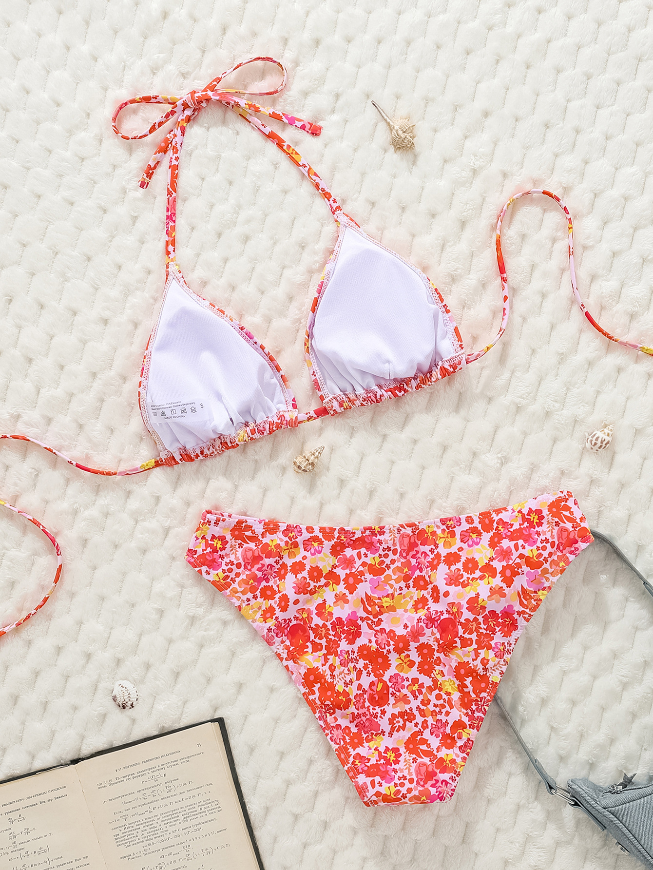 2026 New European and American cross-border bikini print leopard print strap triangular cup sexy bikini two-piece swimsuit for women pic 20