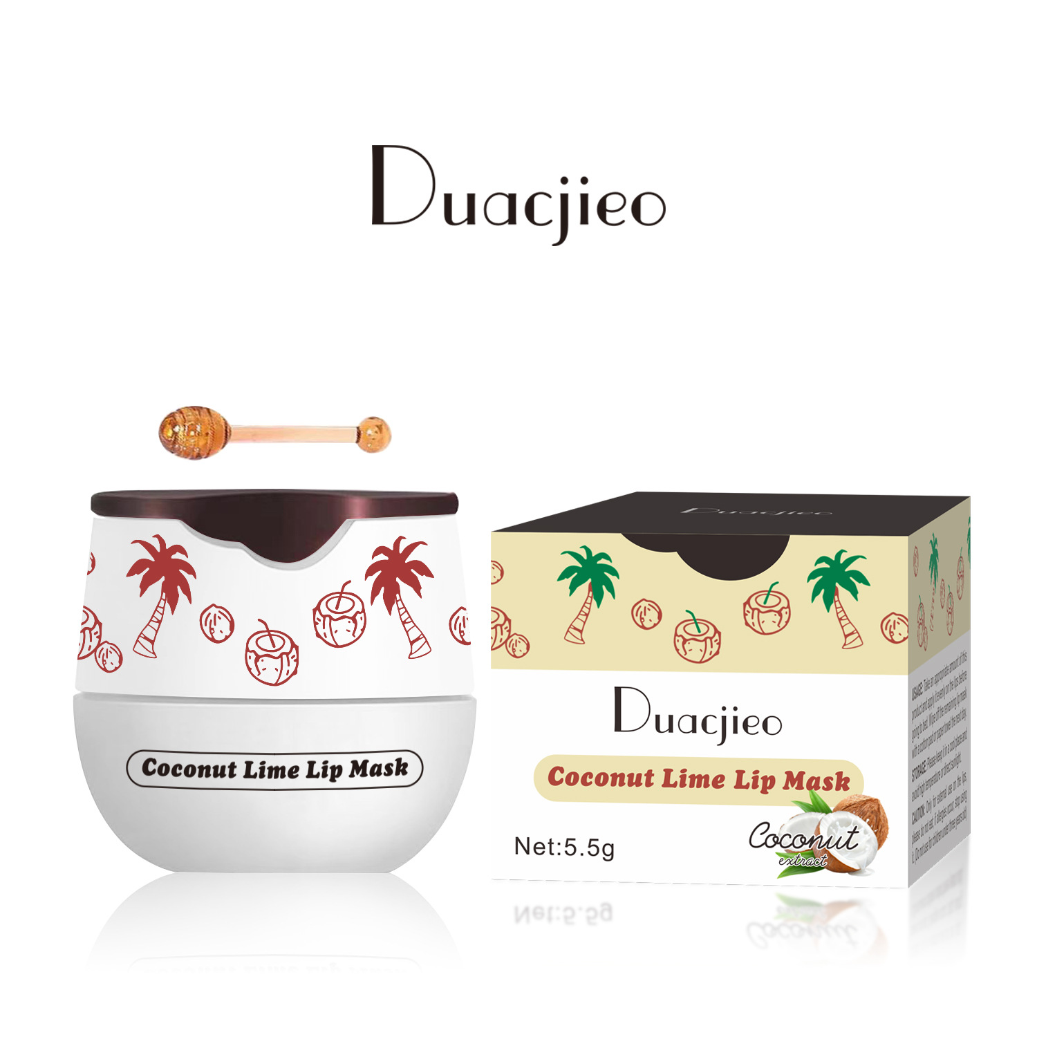 Honey Lip Mask, Lime Moisturizing Lip Mask, Moisturizing Little honey jar, Anti-cracking, reducing lip lines, Lip Care Lipstick, cross-border pic 7