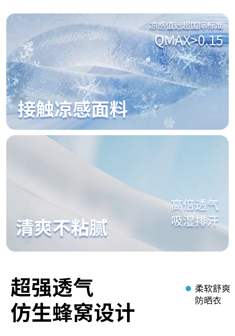 This is the same style of summer outdoor sun-protective clothing for both men and women. It is a loose and large-sized sun-protective garment with ice silk pic 10