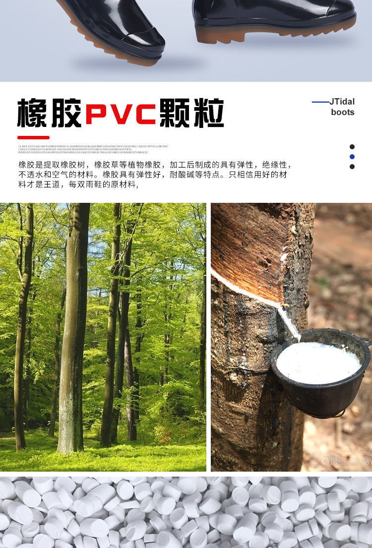 雨鞋劳保工地pvc雨靴男士高筒防滑耐磨胶鞋水鞋加厚牛筋批发中筒详情10