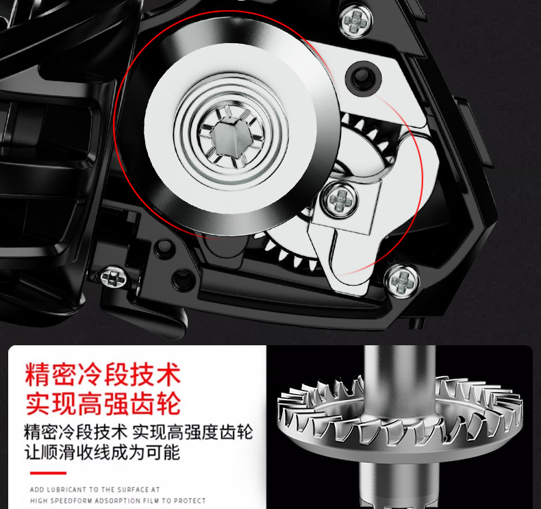 全金属纺车轮远投钓鱼轮正品海竿海杆矶钓线轮批发垂钓用品渔轮详情10