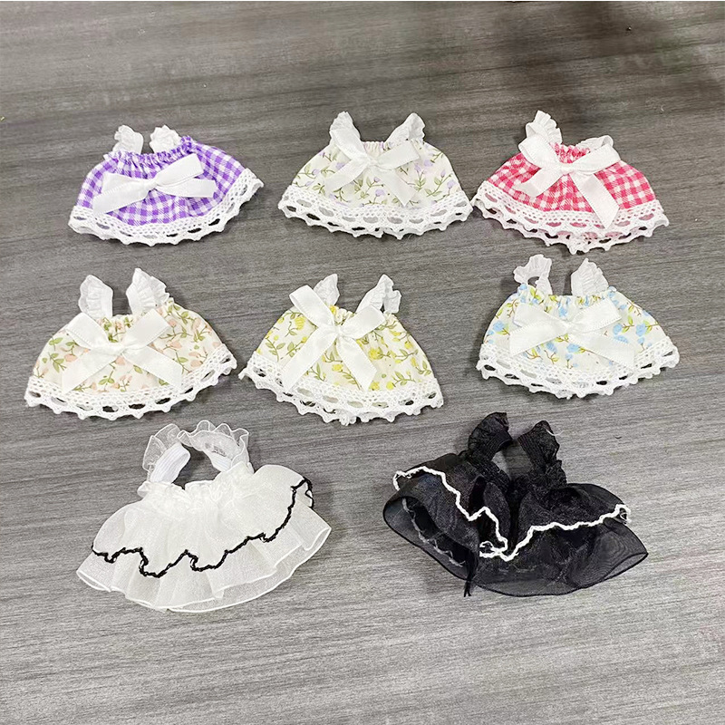 Shirley Rose dolls, mini lace dresses, baby clothes, plush toys, bear pendants, doll plaid dresses, diy handmade accessories pic 1
