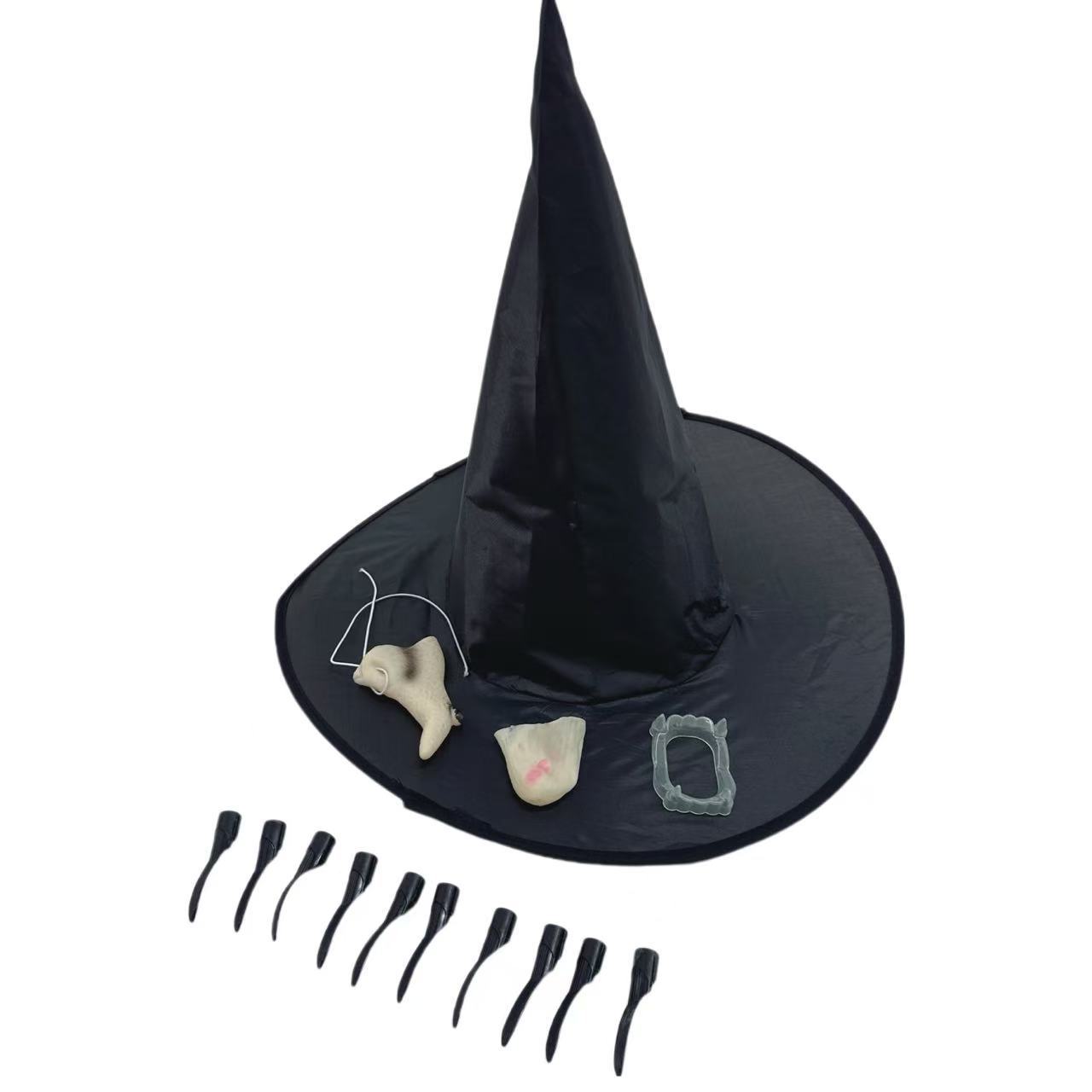 新款万圣节女巫五件套化妆舞会道具Cosplay派对舞会道具饰品配件详情2