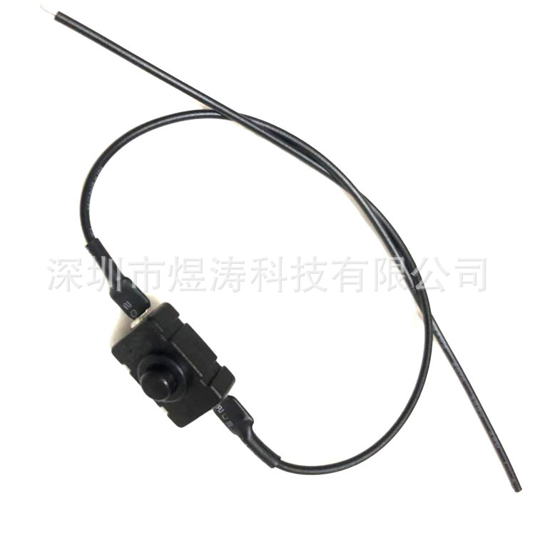 KAN-28 Wired push-button switch 1812 28A 1.5A250V Self-locking surface mount flashlight switch pic 3