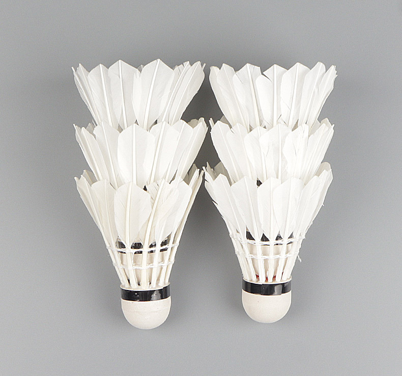 风速厂家批发真羽毛球三只装训练耐打12只装比赛用球鹅毛羽毛球详情8