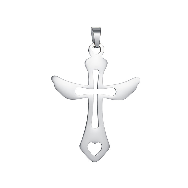 Half-price clearance sale of 36-style cross pendant and stainless steel cross necklace from the source factory for wholesale in stock pic 20