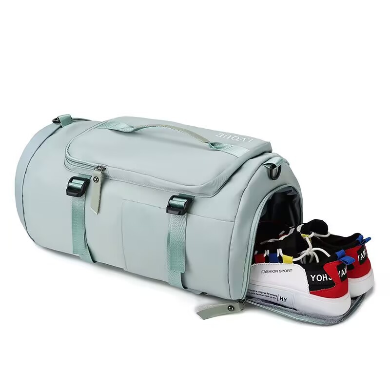 Large-capacity travel bags for foreign orders, multi-functional sports bags, dry and wet separation waterproof fitness bags, hand-held double-shoulder luggage bags pic 4