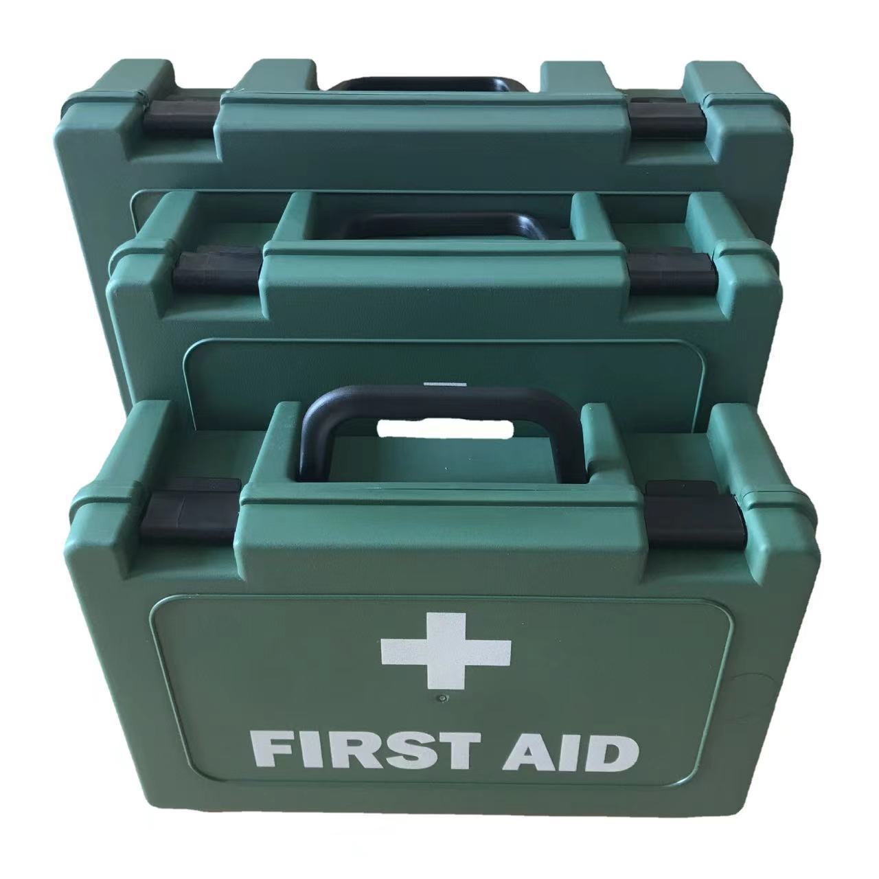 Cross-border best-selling first aid kit, PP first aid box, travel first aid supplies storage box, green stock wholesale, portable first aid pic 6