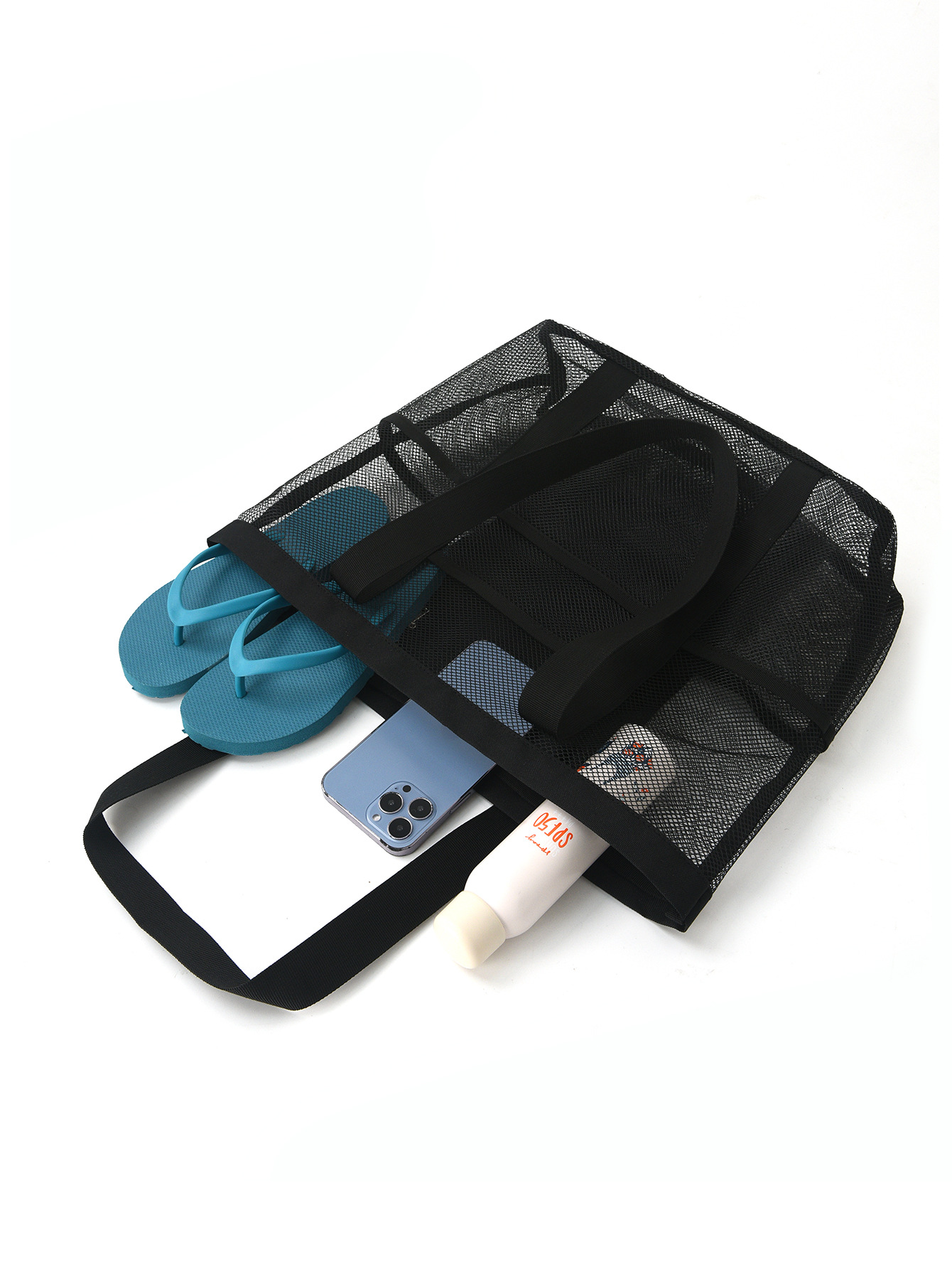 沙滩包大容量玩具网眼游泳包多功能旅行手提单肩沙滩袋泳衣收纳包详情11