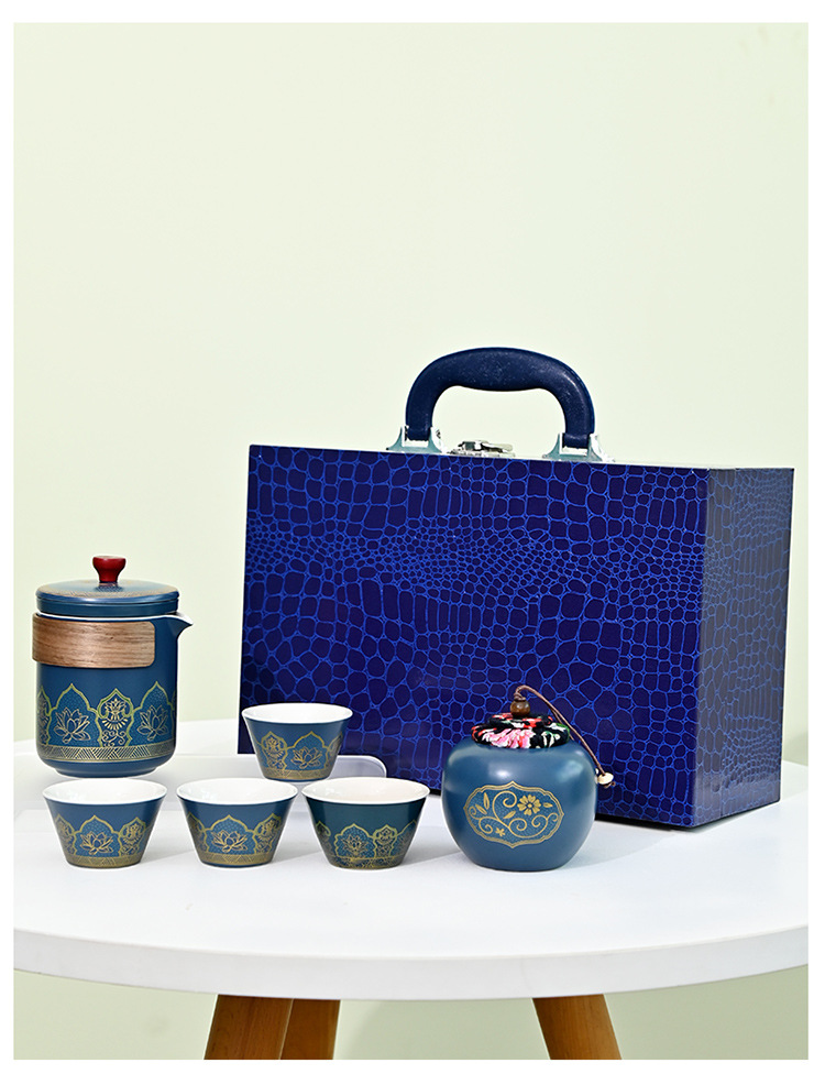 高档古韵功夫茶具茶壶陶瓷套装定制商务礼品整套套组伴手礼高颜值详情14