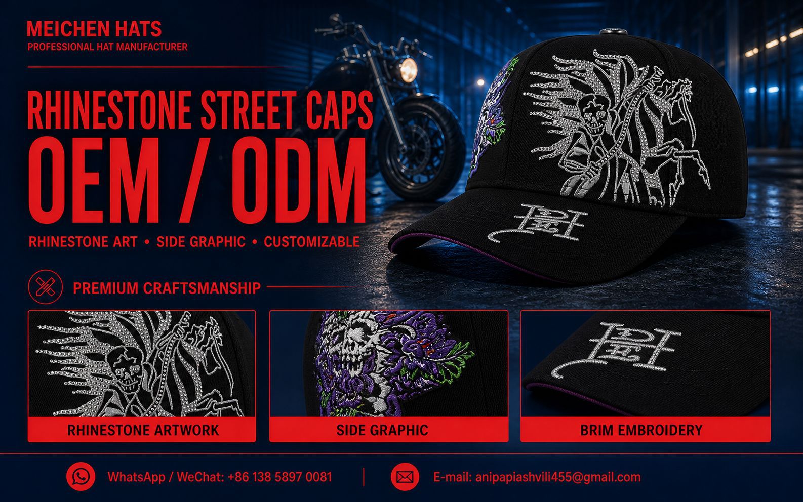 Customized baseball caps from the source factory, embroidered LOGO, sample made based on provided drawings, OEM/ODM cross-border trade, exclusive supply of baseball caps pic 12