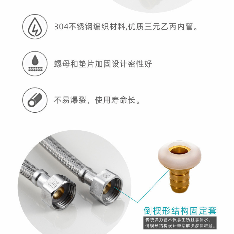 批发不锈钢面盆水龙头欧式烤漆洗手盆浴室柜冷热水暖卫浴面盆龙头详情23