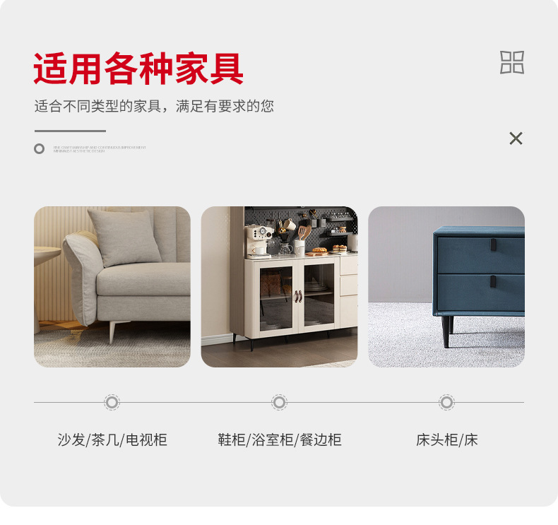 Wholesale of European-style antique striped carved and hollowed-out cabinet legs, TV coffee table legs, metal furniture legs, sofa legs and support legs pic 11