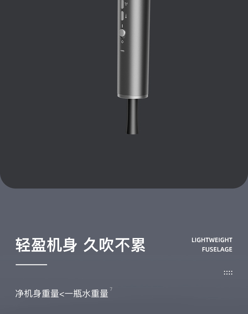 严选康夫K9吹风机负离子护发厂家批发高速无刷电机发廊大功率代发详情15