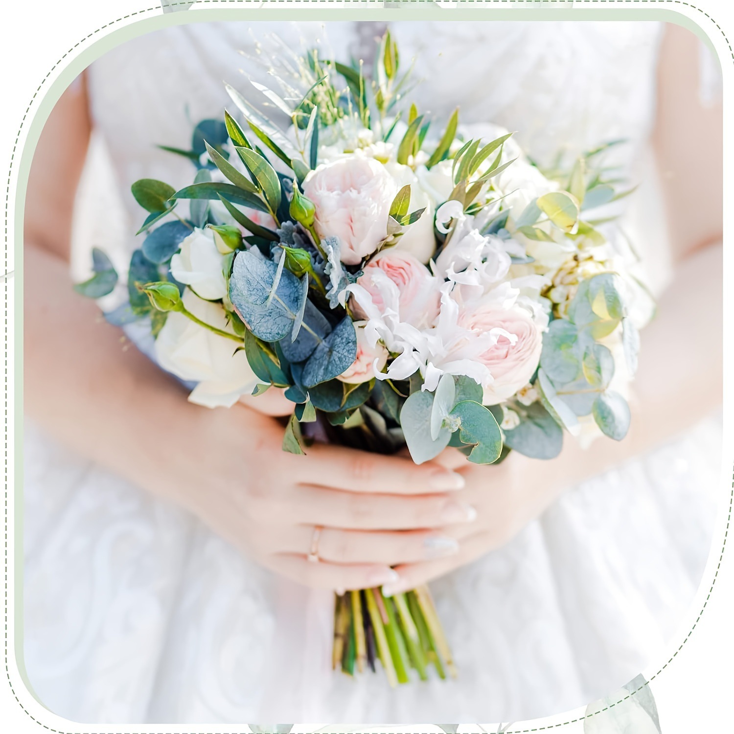 跨境热卖仿真满天星假花仿真花路引拍照道具摆件婚礼婚庆装饰布置详情6