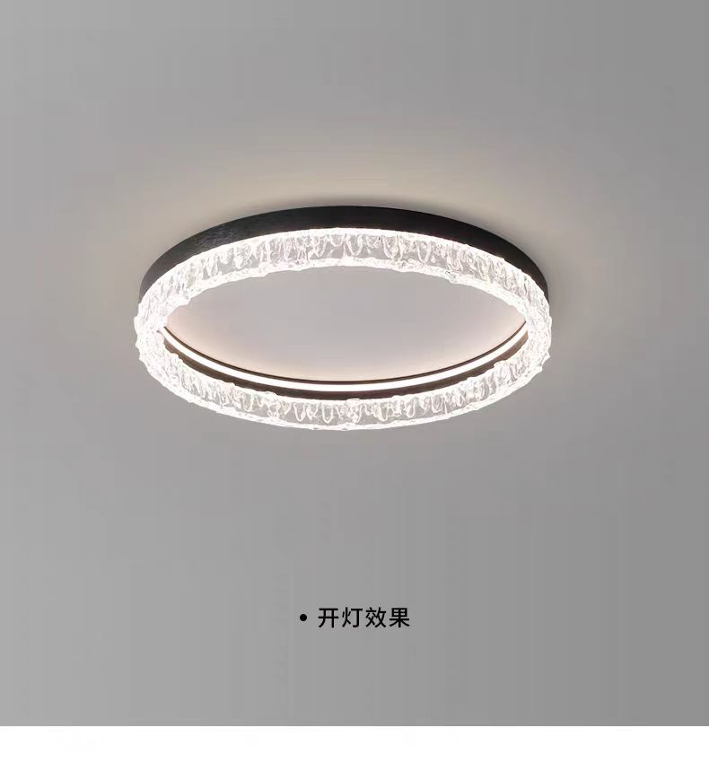 The new Italian minimalist main light is modern, simple, light luxury and elegant. It is a ceiling light for the master bedroom pic 13