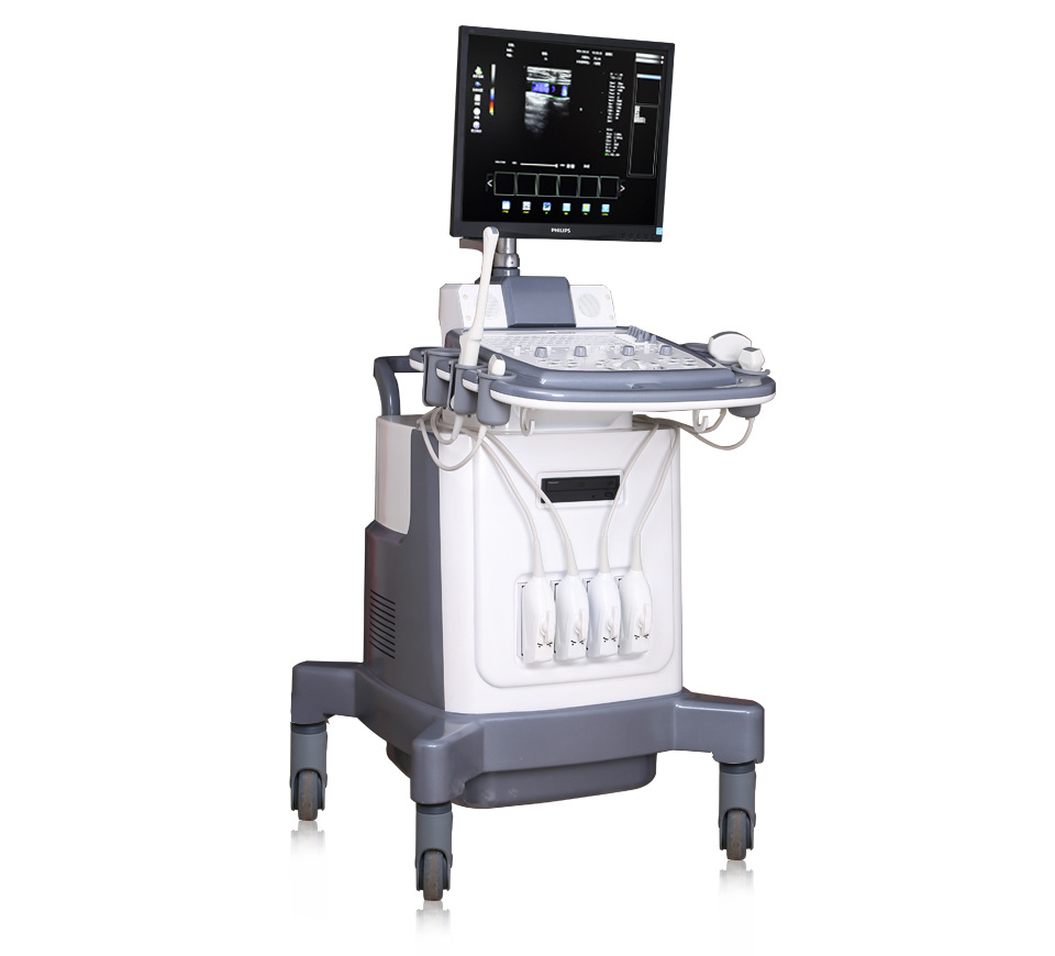 Foreign trade exclusive supply medical Color Doppler ultrasound machine Trolley Color Doppler cart vertical color B-ultrasound Doppler pic 23