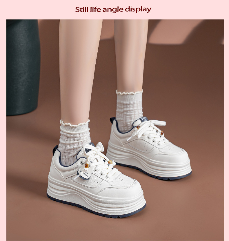 厚底加绒小白鞋女款2025冬季新款百搭轻便保暖二棉鞋休闲大码女鞋详情24