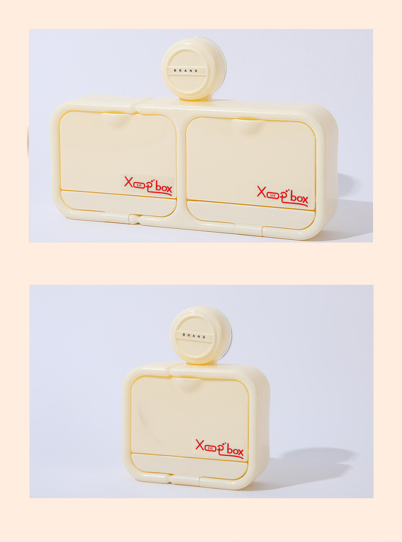 Suction cup flip-top soap box, no-hole soap box, wall-mounted storage rack, home draining storage, bathroom, toilet pic 4
