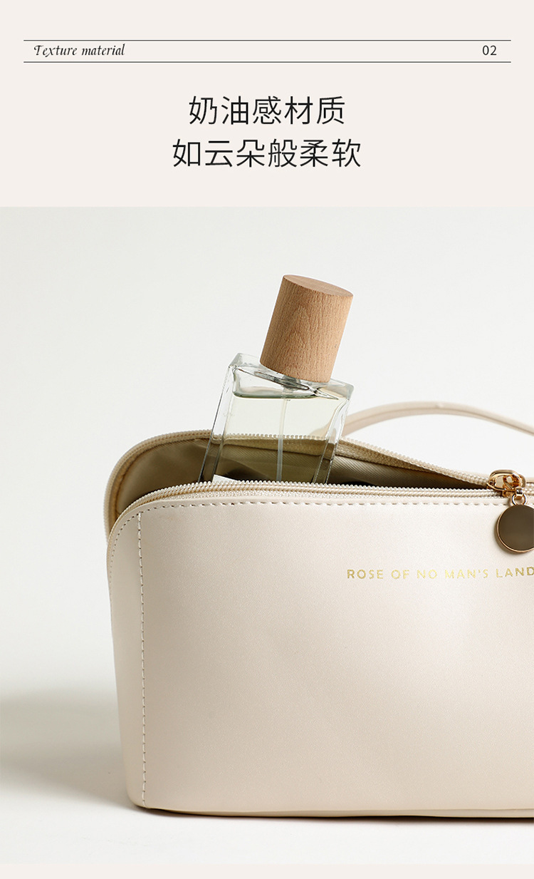 Bolsa cosmética minimalista almohada portátil bolsa cosmética bolsa de almacenamiento bolsa de viaje bolsa de tocador bolsa de maquillaje influenciador pic 5