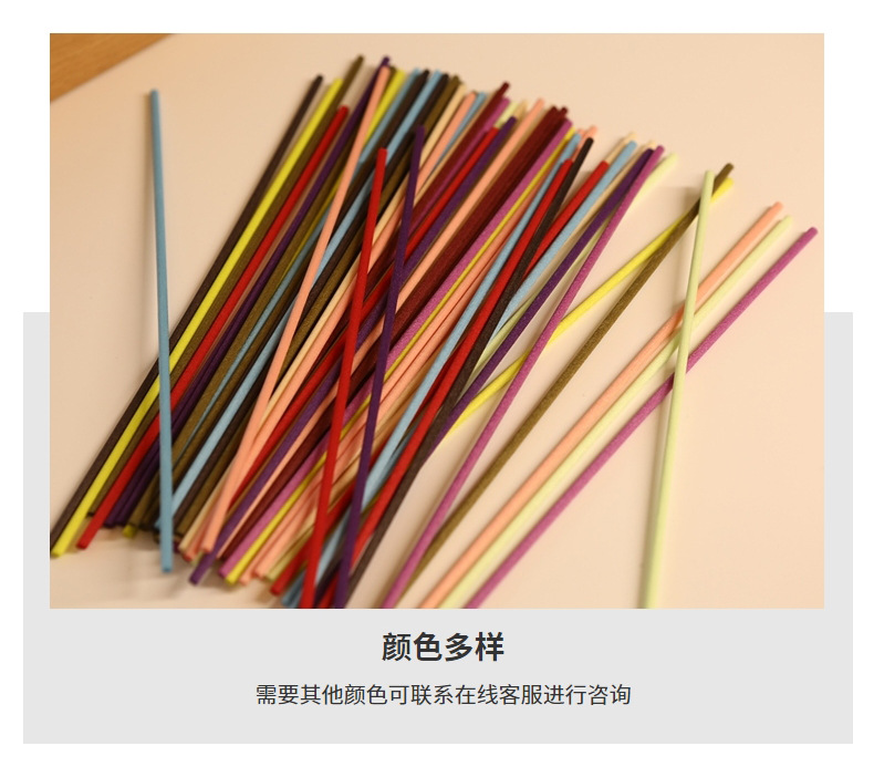 厂家批发香薰棒花露水扩香棒纤维挥发棒无火藤条香熏香水配件详情8