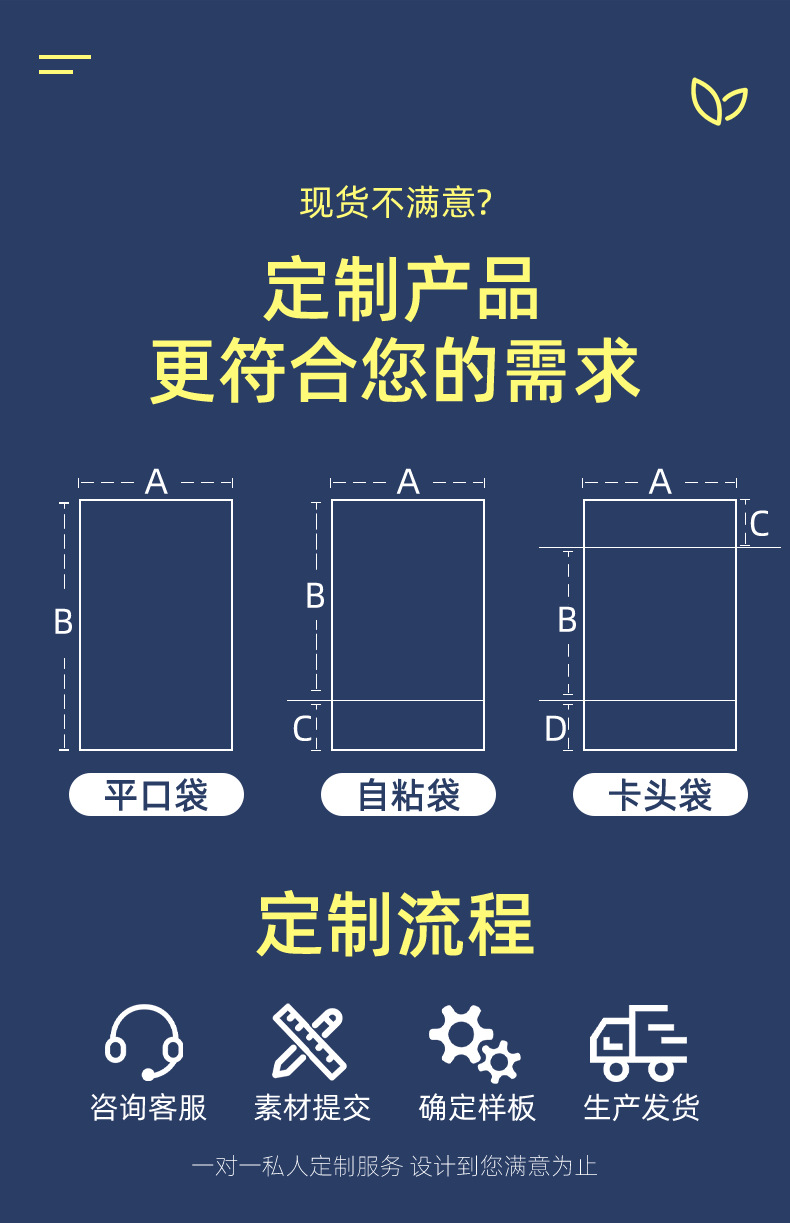 现货opp平口袋透明塑料包装袋水果烘焙蔬果平口袋糖果包装袋批发详情11