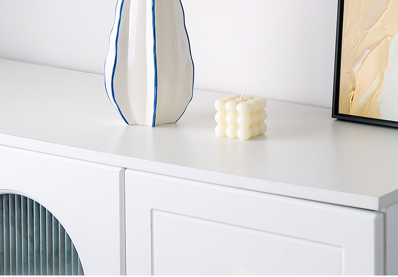 2025 Modern and simple white ceramic vase ornaments, creative hand-painted dried flower arrangement for the living room entrance, sample room soft decoration vase ornaments, vase home ornaments, porcelain vase handicrafts pic 8