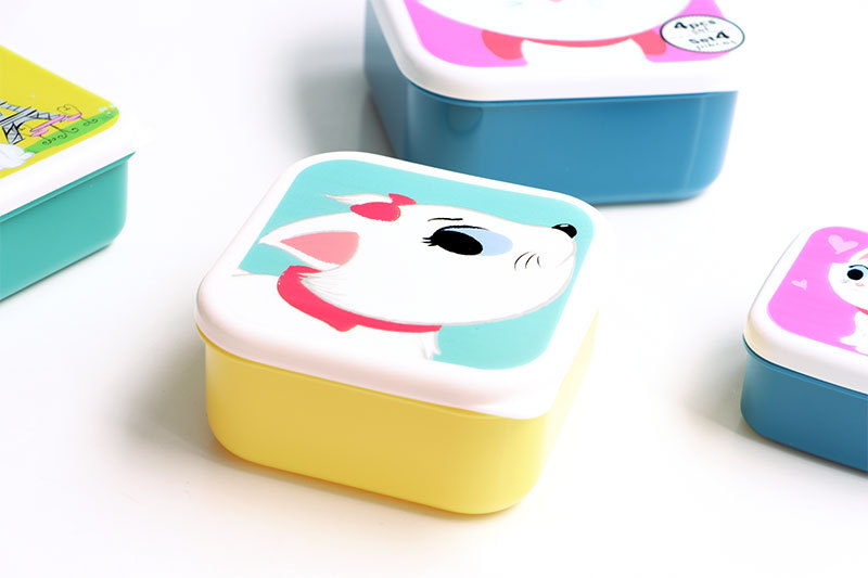 Bangduo - Cartoon bento Box, fresh-keeping box, storage box, Food-grade rice portioning, microwaveable plastic lunch box pic 3