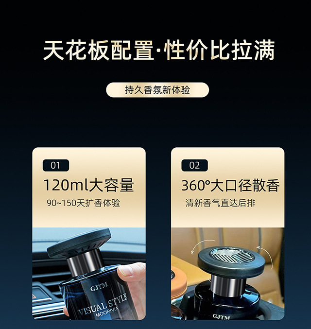 古龙车载香薰2025新款持久留香车用汽车香水高级女车内除异味男士详情12