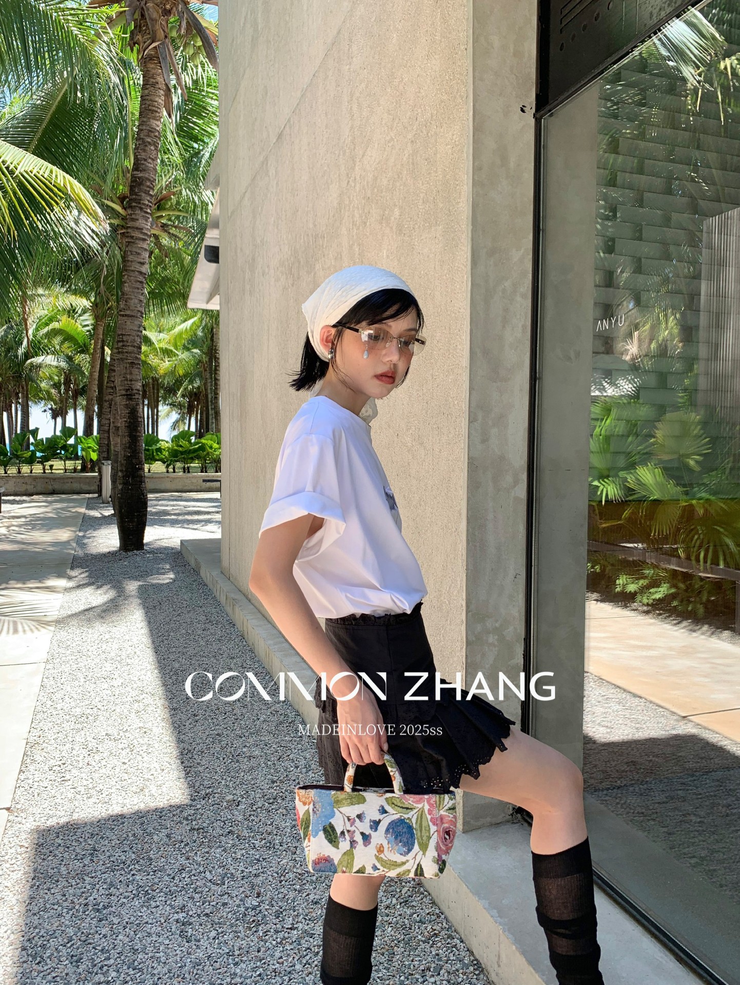 CZ ZHANG Summer Korean style laid-back casual simple printed shoulder loose round-neck short-sleeved T-shirt for women B20777 pic 16