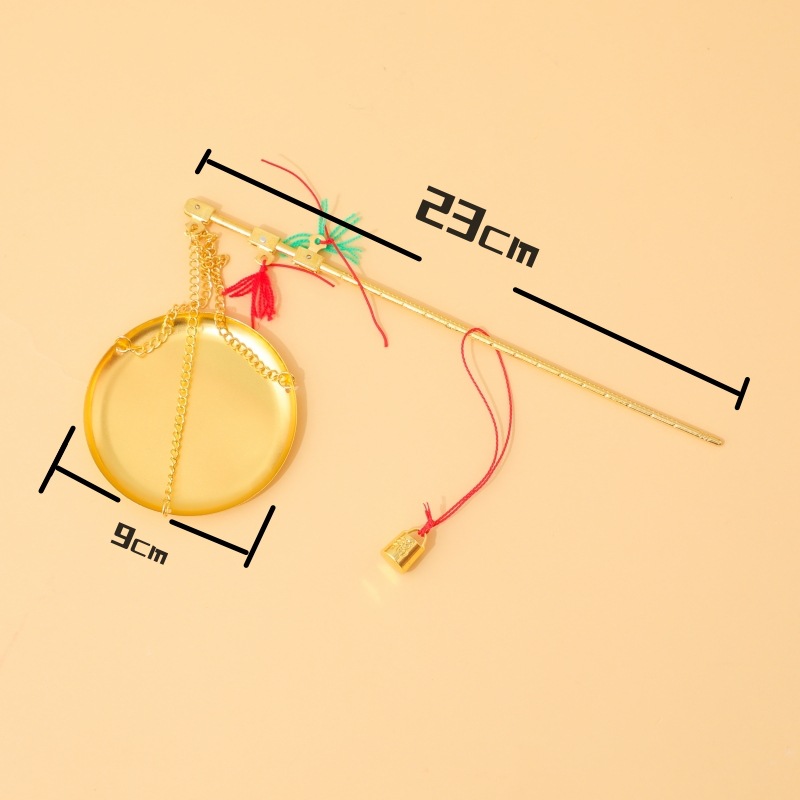 称心如意抓周道具铜称纪念工艺品摆摊搬家乔迁送礼摆件老式中药称详情2