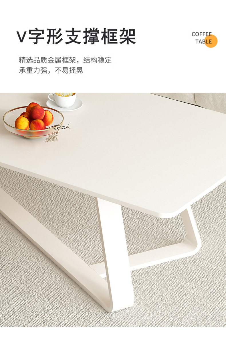客厅家用现代出租屋阳台方形桌子矮桌商用茶桌小户型简易客厅茶几星辰 pic 10
