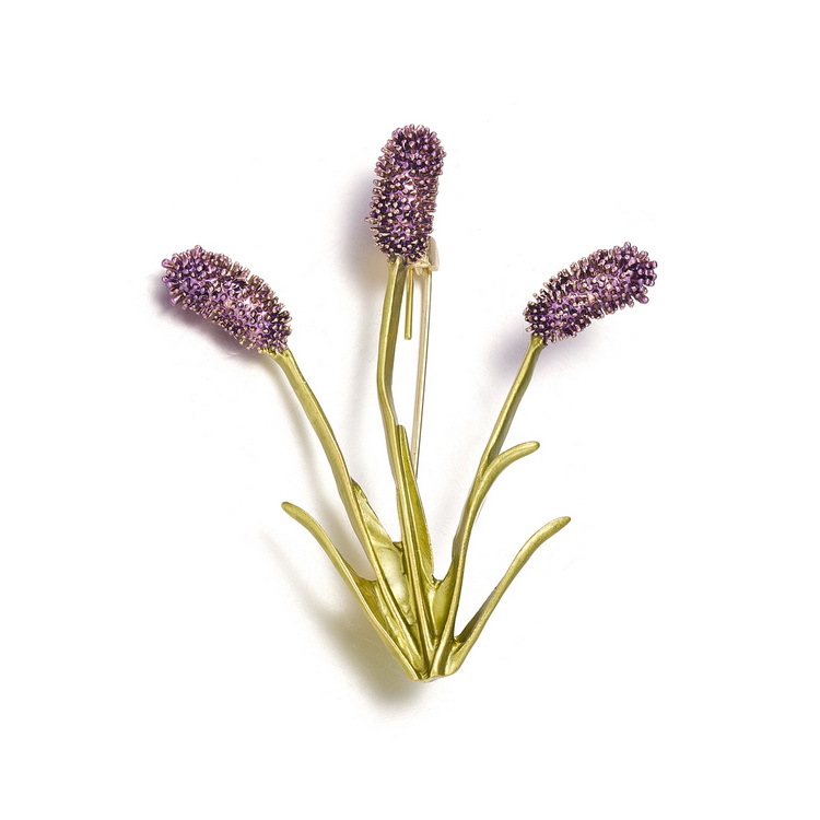 Cross-border best-selling plant series brooches, daisies, sunflowers, lacquered vases, maple leaf flower brooches and brooch accessories pic 35