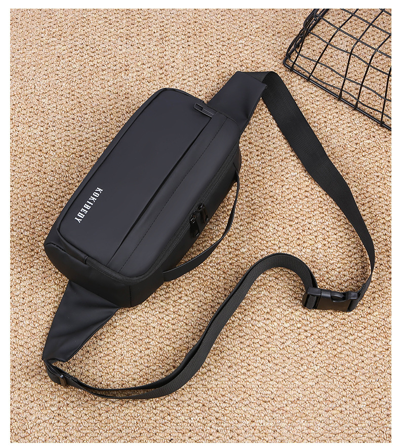 跨境腰包多功能通勤旅行手机胸包户外运动骑行斜挎包时尚胸前包详情22