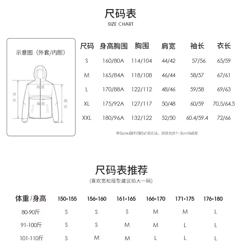 户外冲锋衣男女款三合一可拆卸外套2024新款防风防水登山服详情10