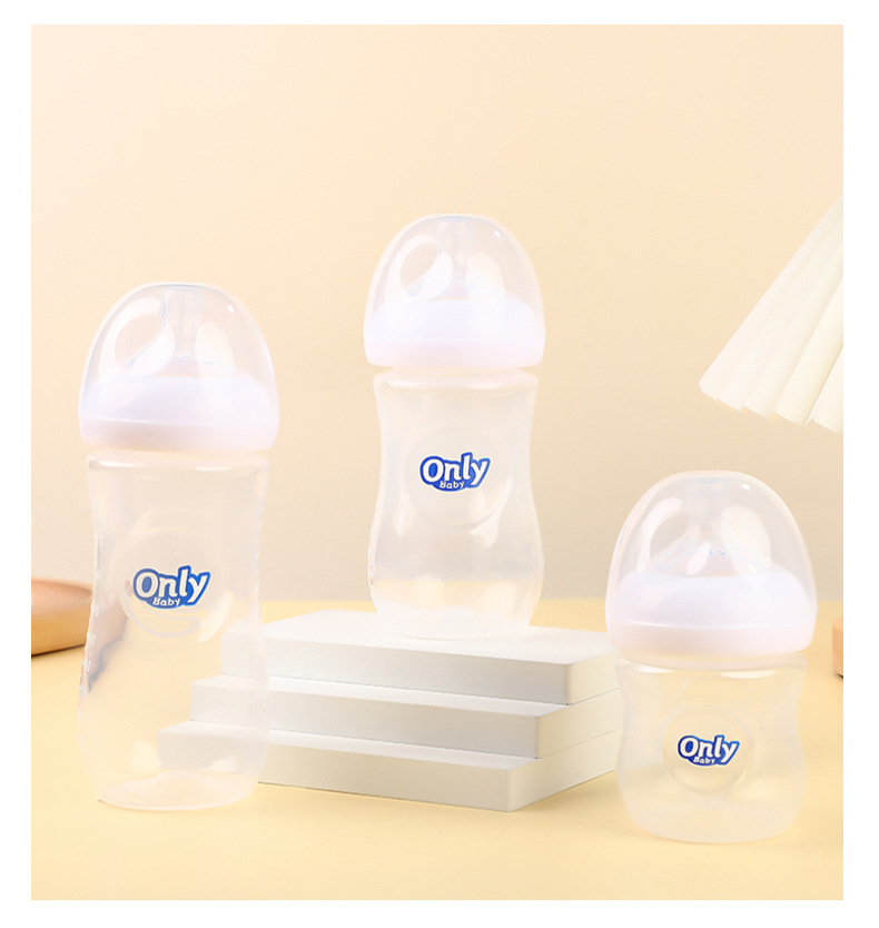 婴儿防摔PP奶瓶宽口径1-3岁食品级硅胶详情11