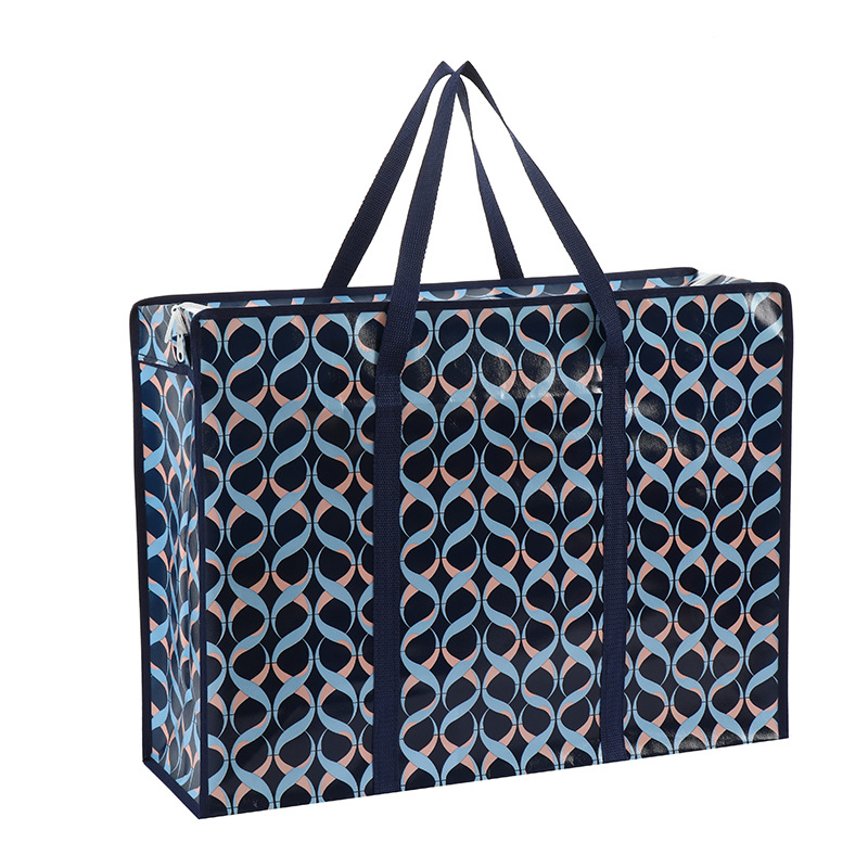 现货大容量防水搬家袋手提袋覆膜无纺布旅行衣物收纳袋超市购物袋详情9