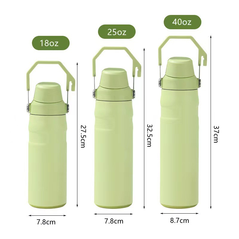 Cross-border exclusive 304 stainless steel insulated cups, portable travel sports water bottles, car travel cups wholesale pic 2