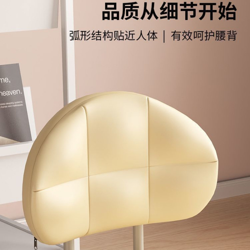 小凳子门口可移动家用换鞋凳有靠背椅子客厅滑轮矮凳美缝擦地带娃详情3